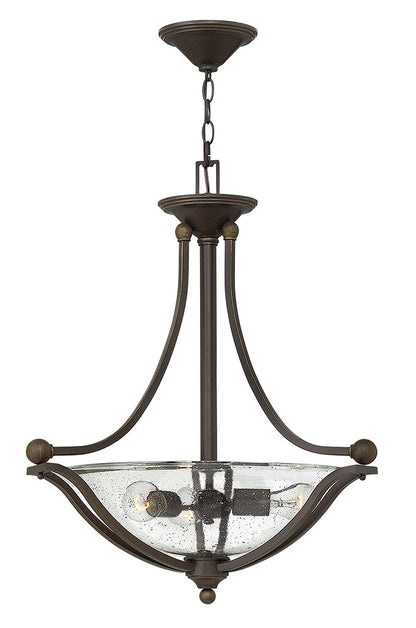 Hinkley Lighting 4652OB-CL Bolla Indoor in Olde Bronze with Clear Seedy glass