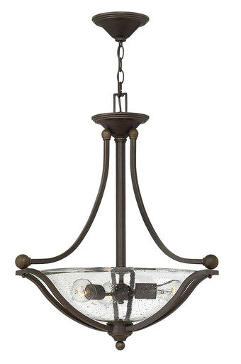 Hinkley Lighting Bolla Indoor in Olde Bronze with Clear Seedy glass 4652OB-CL