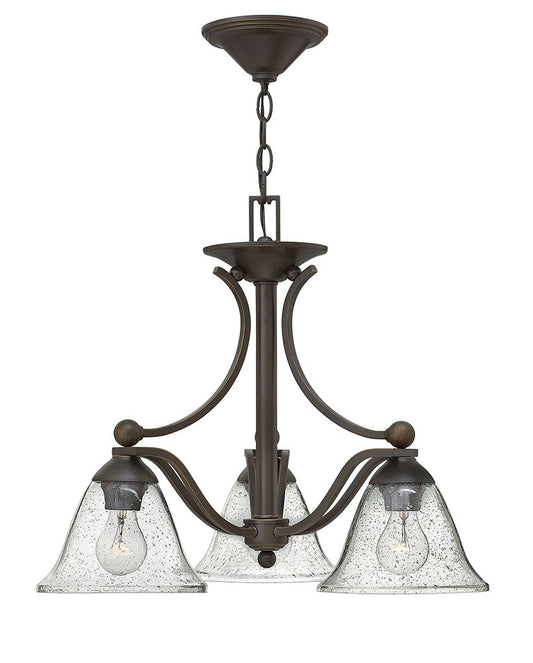 Hinkley Lighting 4653OB-CL Bolla Indoor in Olde Bronze with Clear Seedy glass