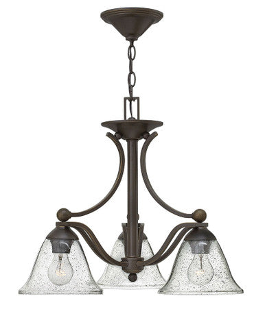 Hinkley Lighting Bolla Indoor in Olde Bronze with Clear Seedy glass 4653OB-CL