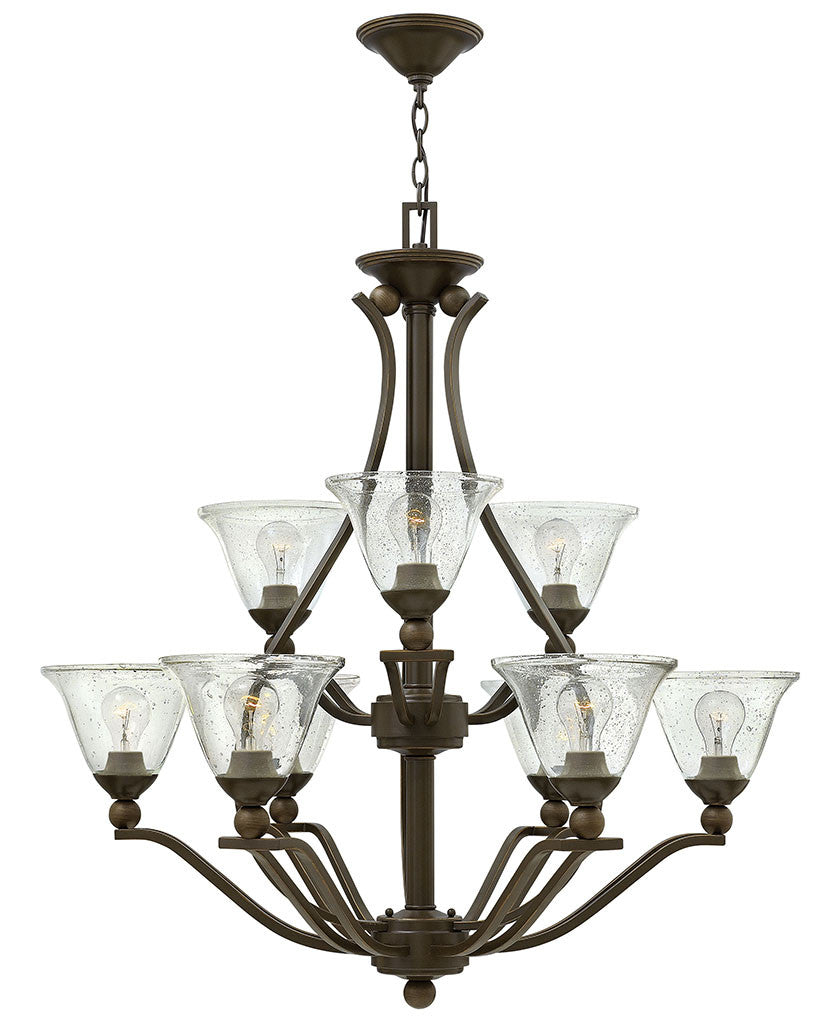 Hinkley Lighting 4657OB-CL Bolla Indoor in Olde Bronze with Clear Seedy glass