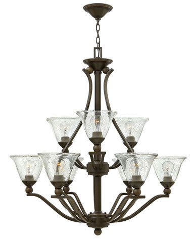 Hinkley Lighting Bolla Indoor in Olde Bronze with Clear Seedy glass 4657OB-CL