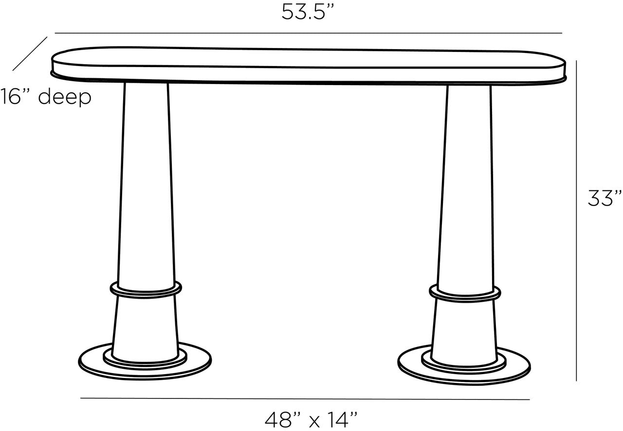 Arteriors Home Kamile Console 4662