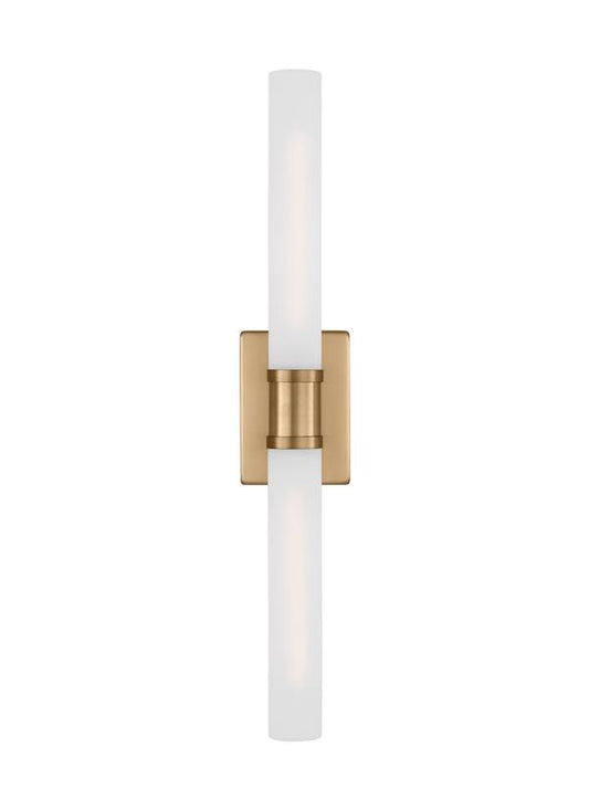 Visual Comfort Studio Studio Collection Keaton Large Two Light Wall / Bath in Satin Brass 4665002-848