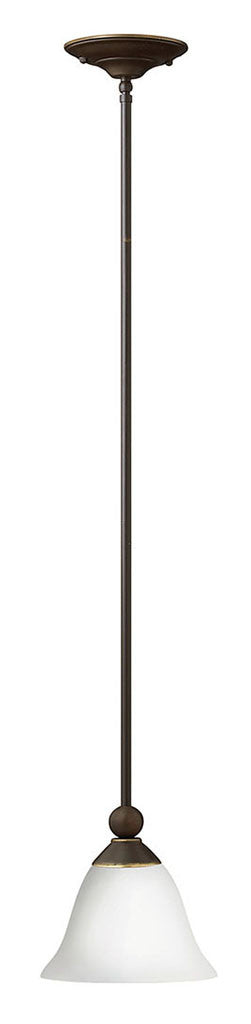 Hinkley Lighting Bolla Small Pendant Olde Bronze with Opal glass 4667OB-OPAL