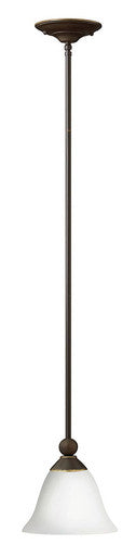 Hinkley Lighting Bolla Small Pendant Olde Bronze with Opal glass 4667OB-OPAL