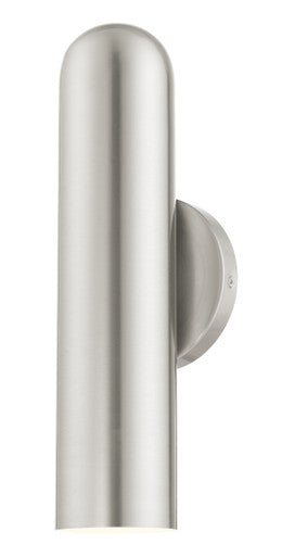 Livex Lighting Ardmore Collection  1 Light Brushed Nickel ADA Single Sconce in Brushed Nickel 46750-91