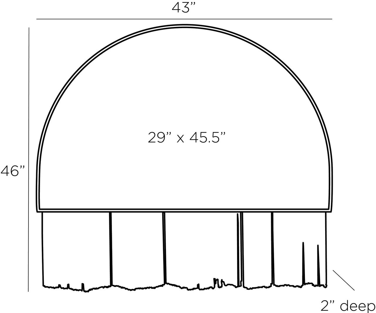 Arteriors Home Ozzy Mirror 4683