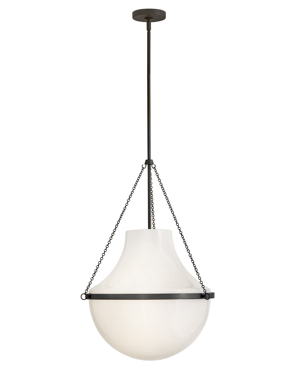 Hinkley Lighting Collins Large Pendant Black Oxide 46894BX