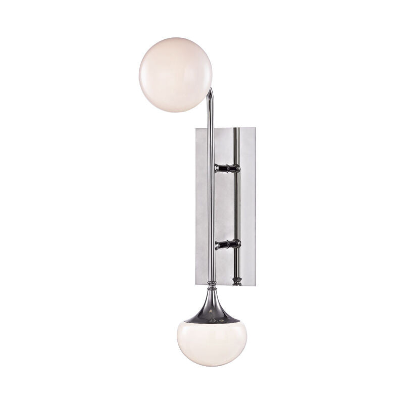 Hudson Valley Lighting Fleming Wall Sconce in Polished Nickel 4700-PN