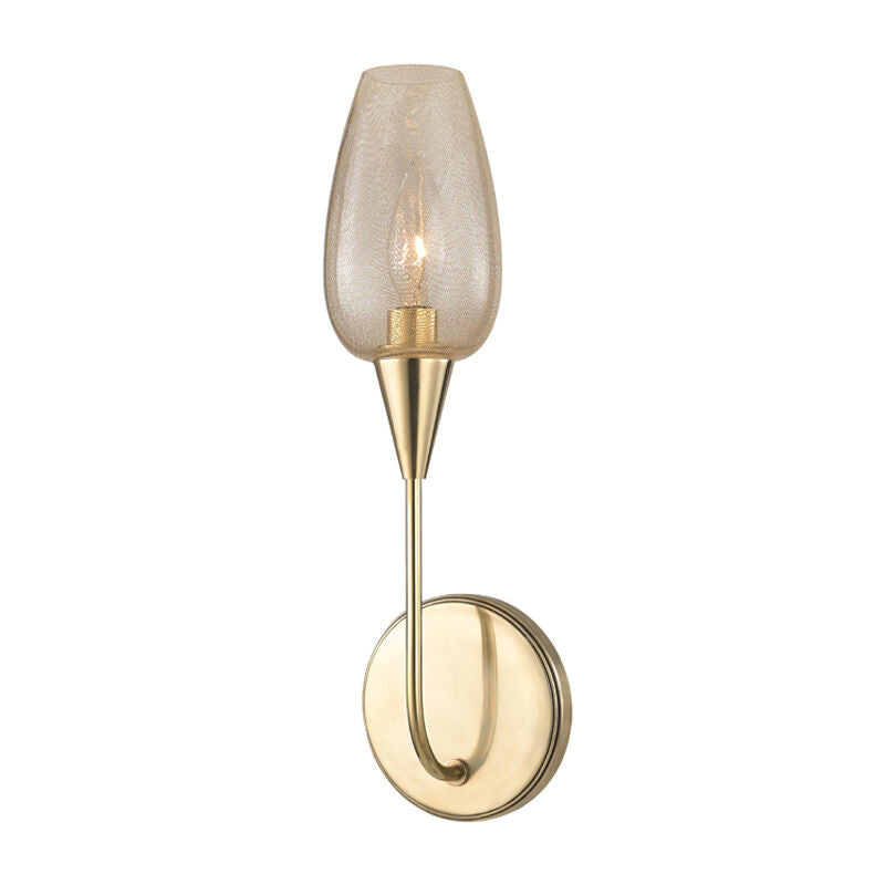 Hudson Valley Lighting Longmont Wall Sconce in Aged Brass 4701-AGB