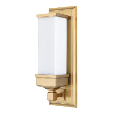 Hudson Valley Lighting Everett Wall Sconce in Aged Brass 471-AGB