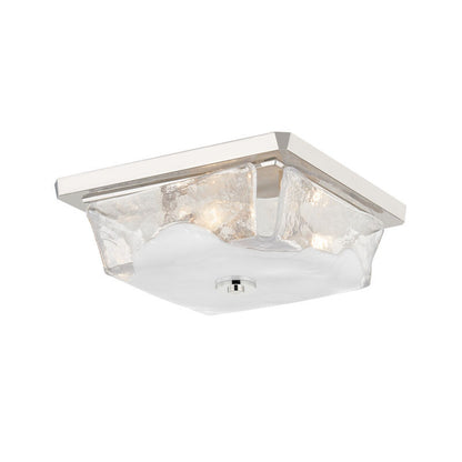 Hudson Valley Lighting Hines Flush Mount in Polished Nickel 4710-PN