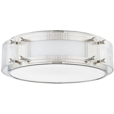 Hudson Valley Lighting Clifford Flush Mount in Polished Nickel 4714-PN