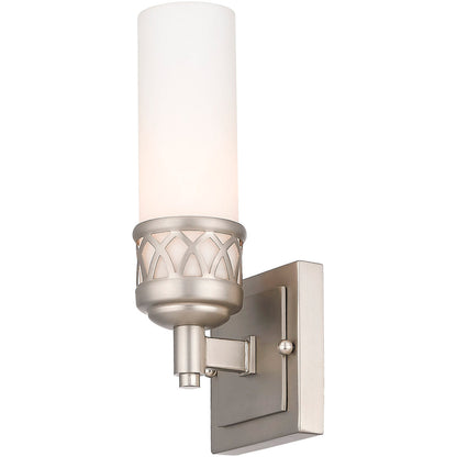 Livex Lighting Westfield Collection 1 Light Brushed Nickel Bath in Brushed Nickel 4721-91