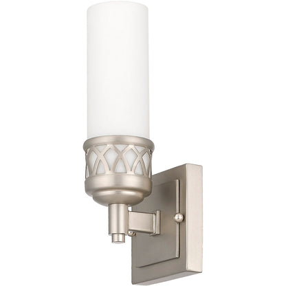 Livex Lighting Westfield Collection 1 Light Brushed Nickel Bath in Brushed Nickel 4721-91