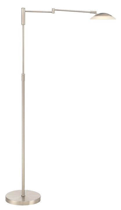 Arnsberg Meran Turbo Floor Lamp in Satin Nickel 472310107