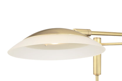 Arnsberg Meran Turbo Floor Lamp in Satin Brass 472310108