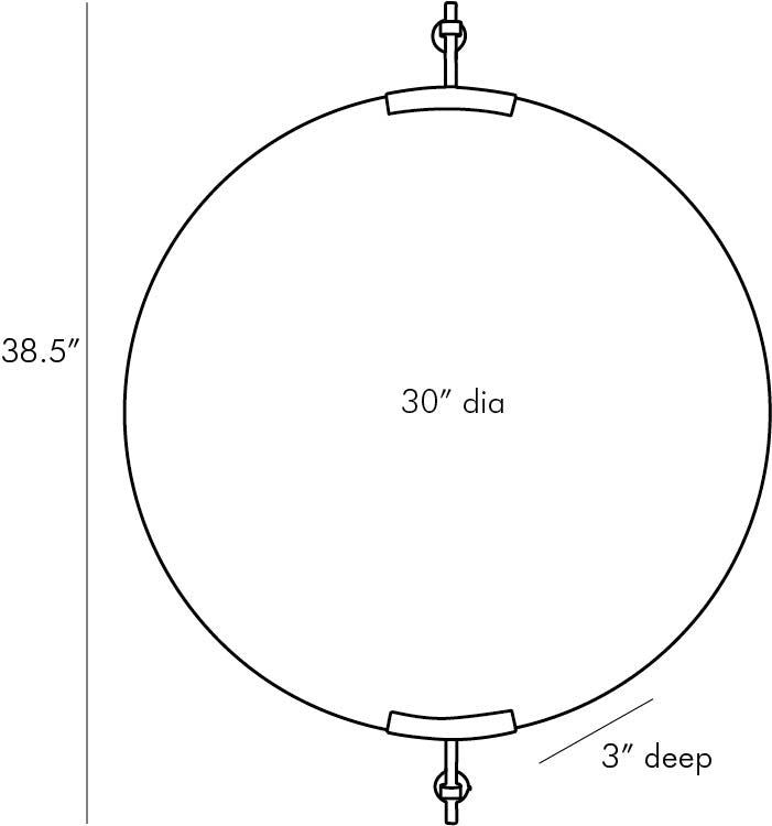 Arteriors Home Madden Round Mirror 4729