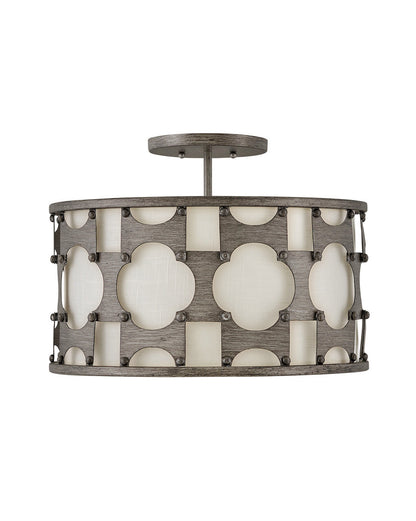 Hinkley Lighting Carter Medium Convertible Semi-flush Mount Weathered Bronze 4733WBZ