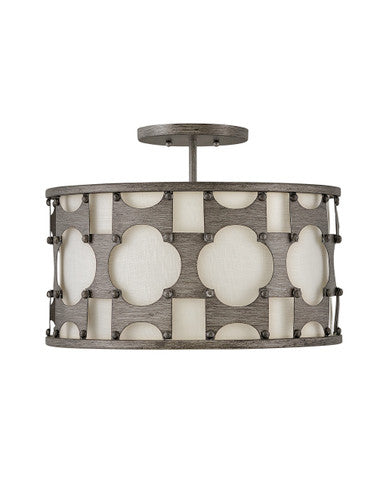 Hinkley Lighting Carter Medium Convertible Semi-flush Mount Weathered Bronze 4733WBZ