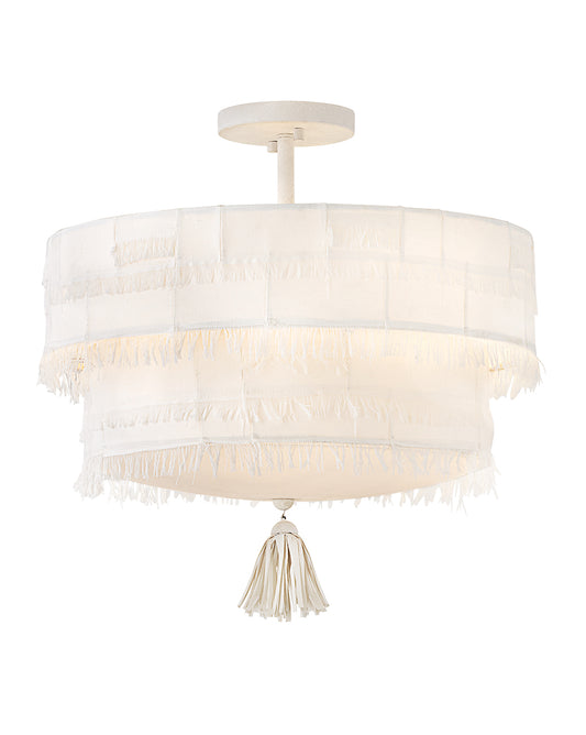 Hinkley Lighting Baya Medium Semi-Flush Mount in Textured Plaster 47421TXP