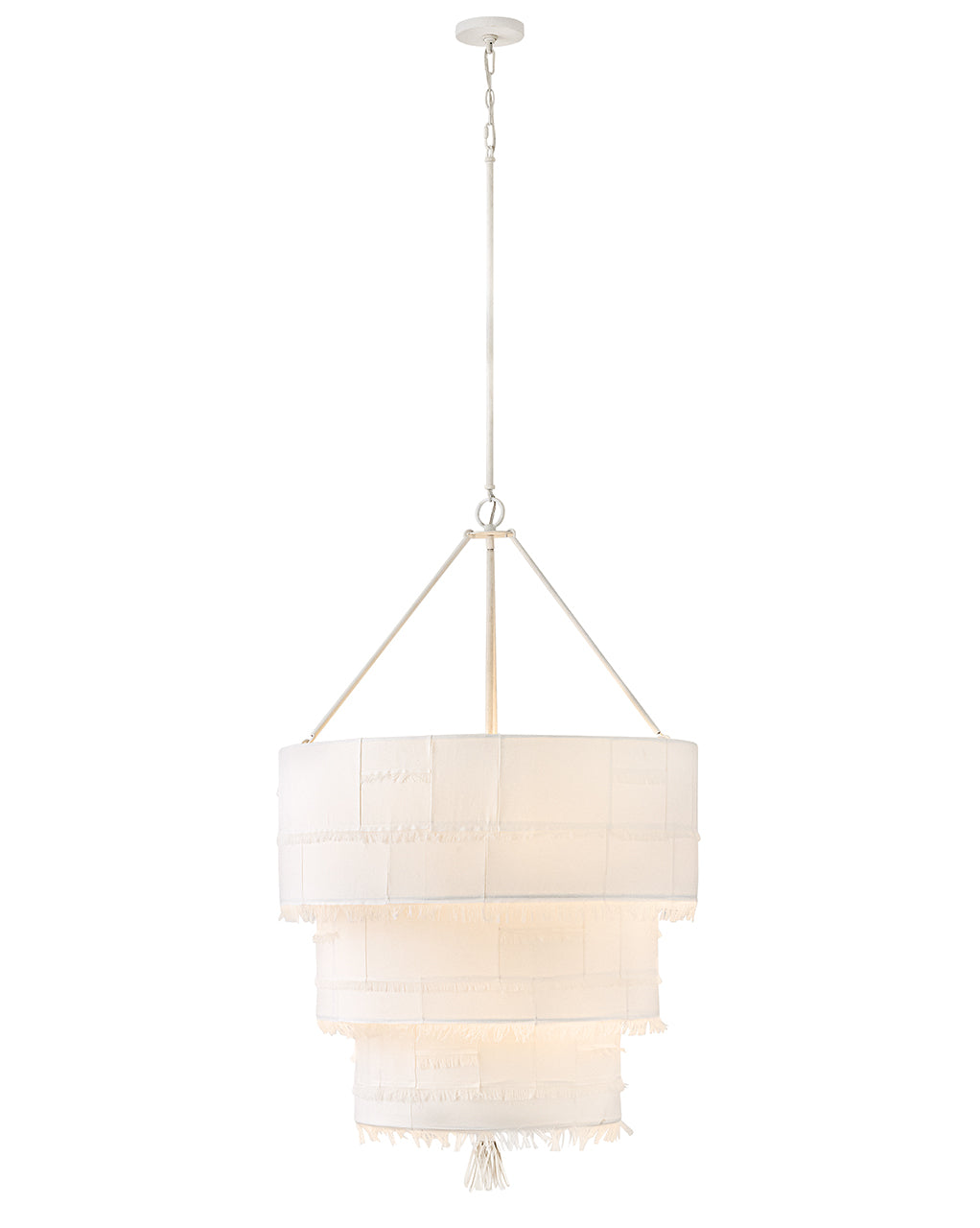 Hinkley Lighting Baya Double XL Multi Tier Chandelier in Textured Plaster 47426TXP