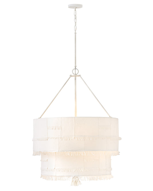 Hinkley Lighting Baya Medium Drum Chandelier in Textured Plaster 47428TXP