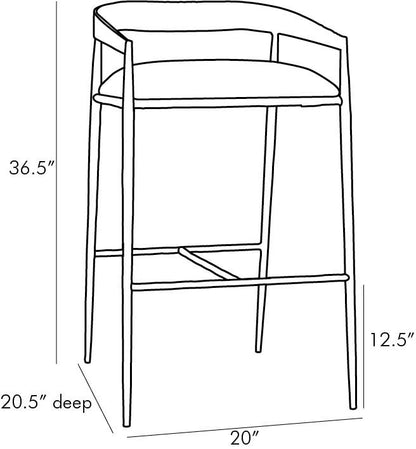 Arteriors Home Ansel Bar Stool 4747