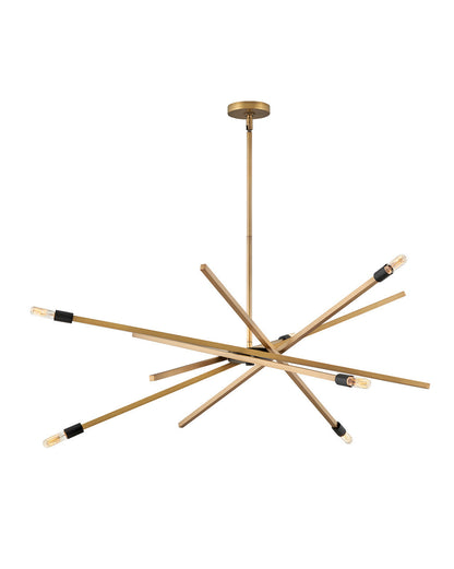 Hinkley Lighting Archer Large Single Tier Heritage Brass 4766HB