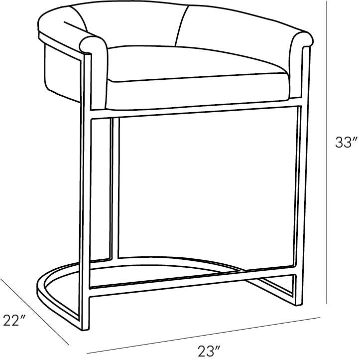 Arteriors Home Calvin Counter Stool 4780