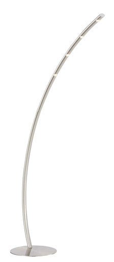 Arnsberg Columbus LED Arch floor Lamp in Satin Nickel 478490407