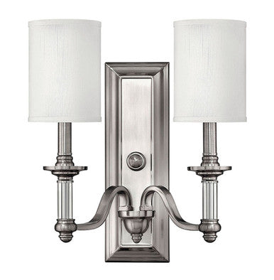 Hinkley Lighting Sussex Two Light Sconce Brushed Nickel 4792BN