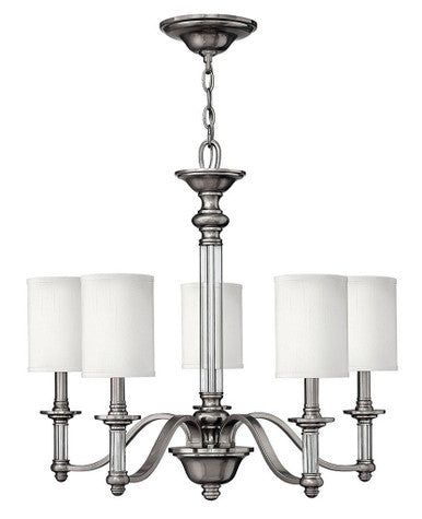 Hinkley Lighting Sussex Medium Single Tier Brushed Nickel 4795BN