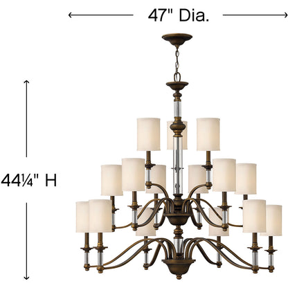 Hinkley Lighting Sussex Extra Large Three Tier English Bronze 4799EZ