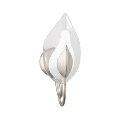 Hudson Valley Lighting Blossom Wall Sconce in Silver Leaf 4801-SL