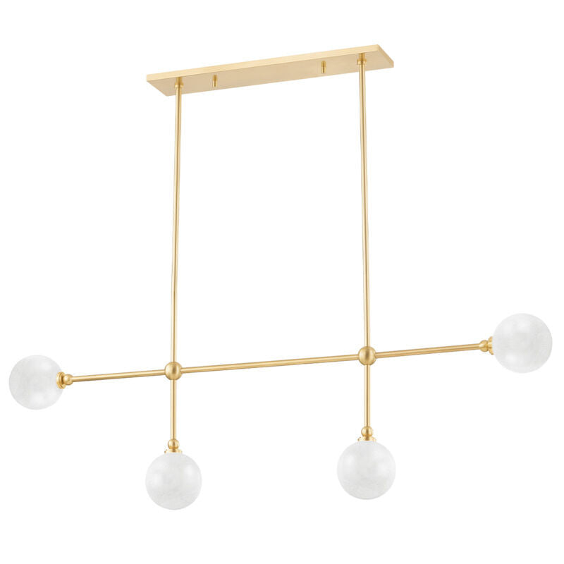 Hudson Valley Lighting Andrews Linear in Aged Brass 4804-AGB