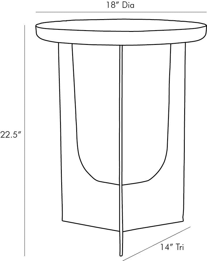 Arteriors Home Dustin End Table 4807