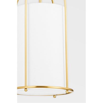 Hudson Valley Lighting Orlando Lantern in Aged Brass 4810-AGB