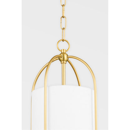 Hudson Valley Lighting Orlando Lantern in Aged Brass 4810-AGB