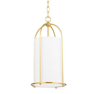 Hudson Valley Lighting Orlando Lantern in Aged Brass 4810-AGB