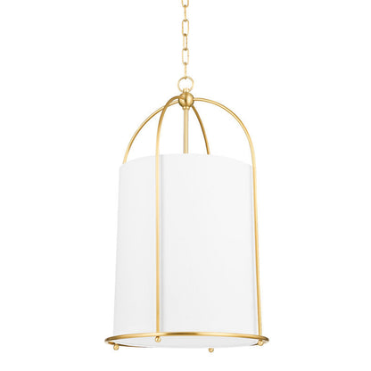 Hudson Valley Lighting Orlando Lantern in Aged Brass 4816-AGB