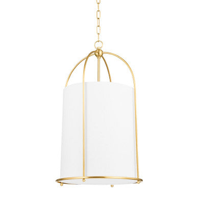 Hudson Valley Lighting Orlando Lantern in Aged Brass 4816-AGB