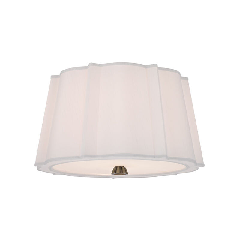 Hudson Valley Lighting Humphrey Flush Mount in Aged Brass 4817-AGB