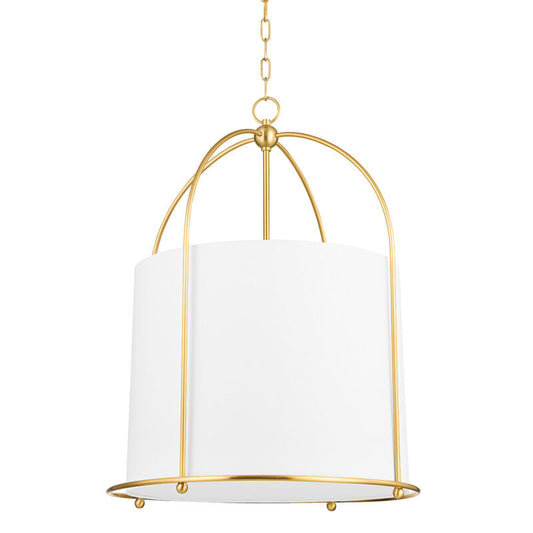 Hudson Valley Lighting Orlando Lantern in Aged Brass 4822-AGB