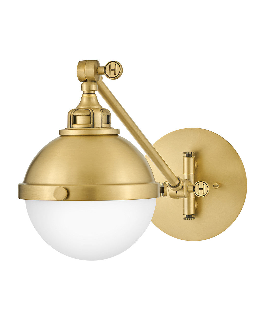 Hinkley Lighting Fletcher Small Single Light Sconce in Satin Brass 4830SA