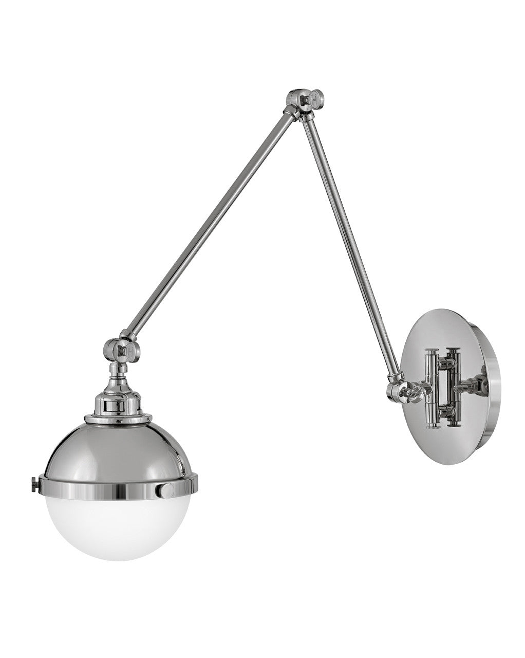 Hinkley Lighting Fletcher Medium Single Light Sconce in Polished Nickel 4832PN