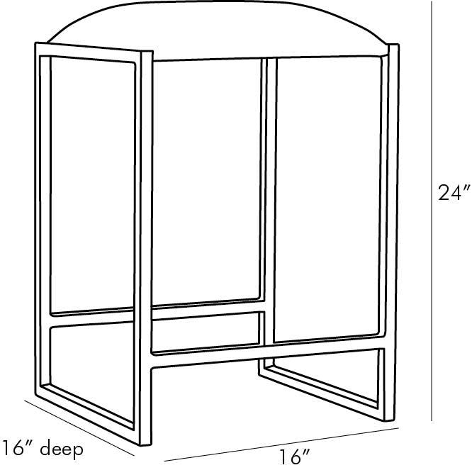 Arteriors Home Dash Counter Stool 4839