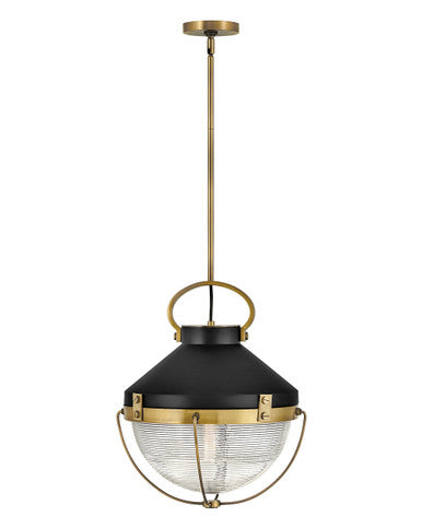 Hinkley Lighting Crew Medium Pendant Heritage Brass 4844HB