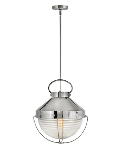 Hinkley Lighting Crew Medium Pendant Polished Nickel 4844PN